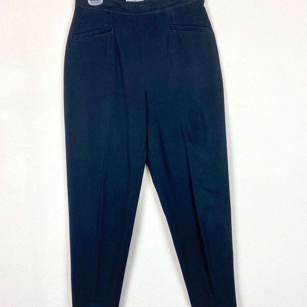 Henri Bendel Pants Black High Waisted - Picture 2 of 11